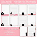 printable journal paper writing paper set